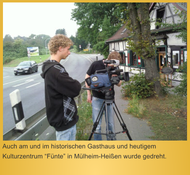 Auch am und im historischen Gasthaus und heutigem Kulturzentrum “Fünte” in Mülheim-Heißen wurde gedreht.   (c) Lars van den Berg